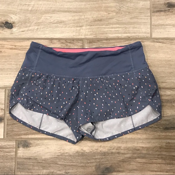 Lululemon Speed Shorts - Confetti Cake Multi, Sz 4 - Picture 1 of 8